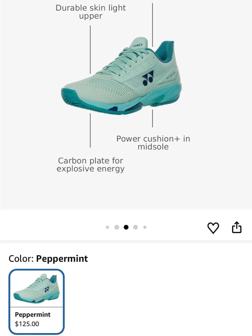 YONEX Power Cushion AD Accel Women's Tennis Shoe